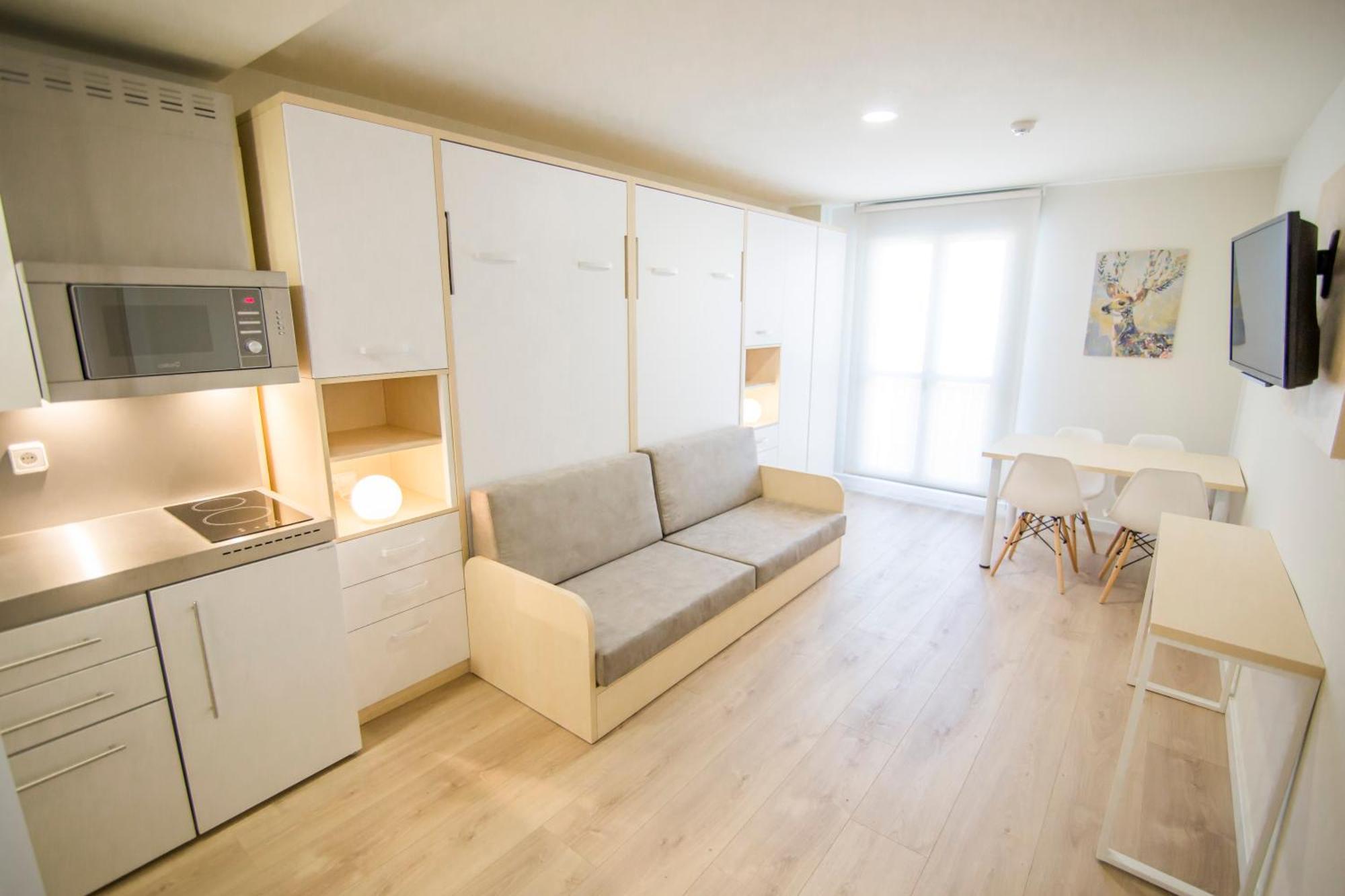 Apartamentos Plaza De Santiago - Estudios Turisticos - 1 Llave Pinto Extérieur photo